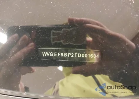 2015 Volkswagen Touareg V6 z USA, uszkodzony, nr VIN WVGEF9BP2FD001604